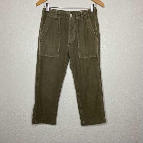 AMO Army Pant Gray Green size 24 - Picture 2 of 14